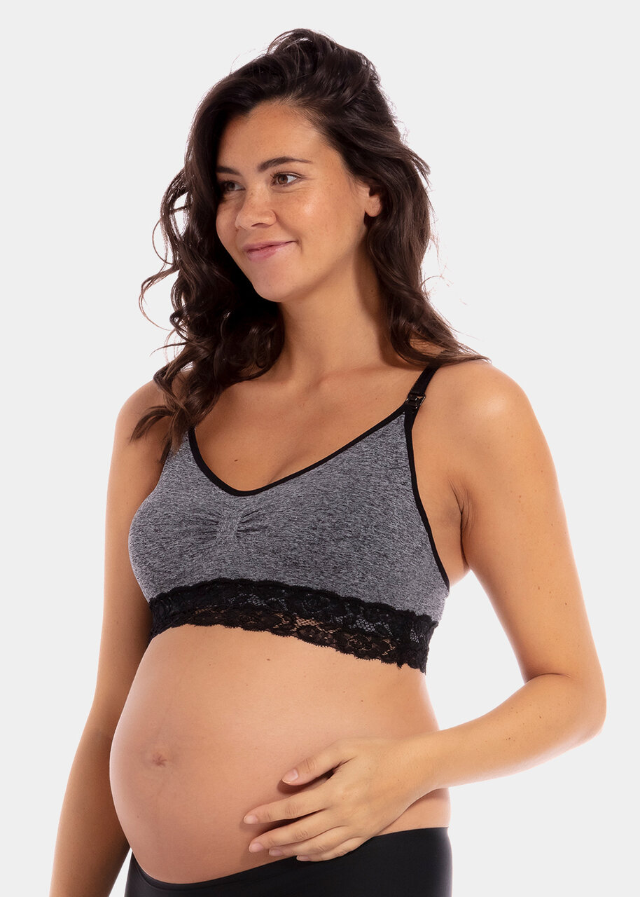 New Maternity Bra Lace Nursing Bra Sexy Breastfeeding Bra Front