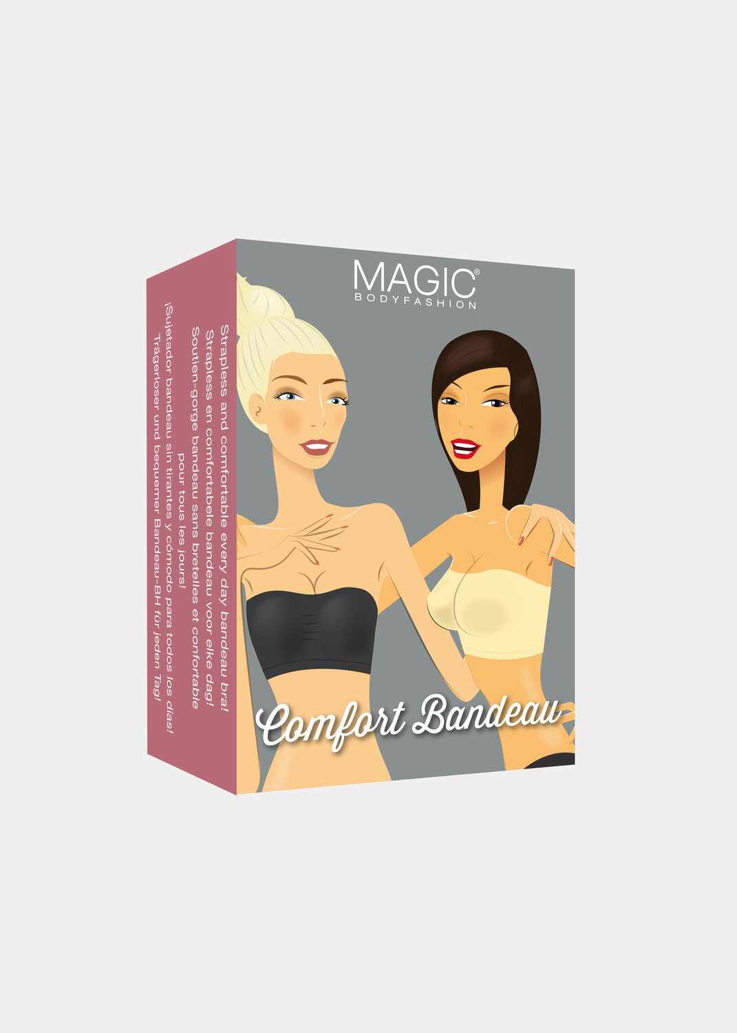 Magic Bandeau Bra, Invisible Bonded Bandeau, Supportive, Wireless & Sexy –  Magic Bra
